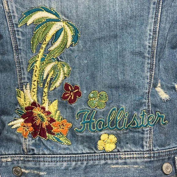 Hollister Floral Cali Jean Jacket - Picture 5 of 6